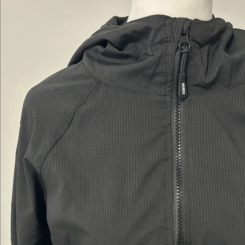 RBX Women's Lightweight Athletic Jacket - Textured Black Size Large - Picture 2 of 7